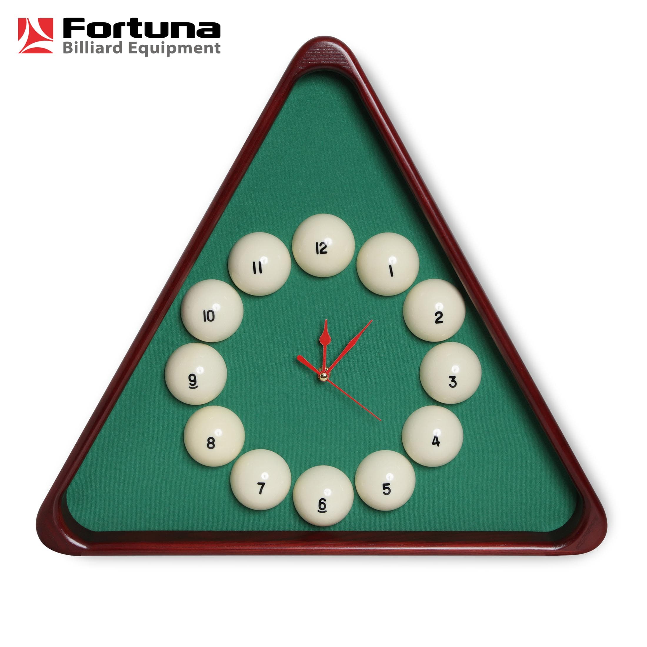Часы Fortuna Бильярд TR2633 махагон 50х56 см