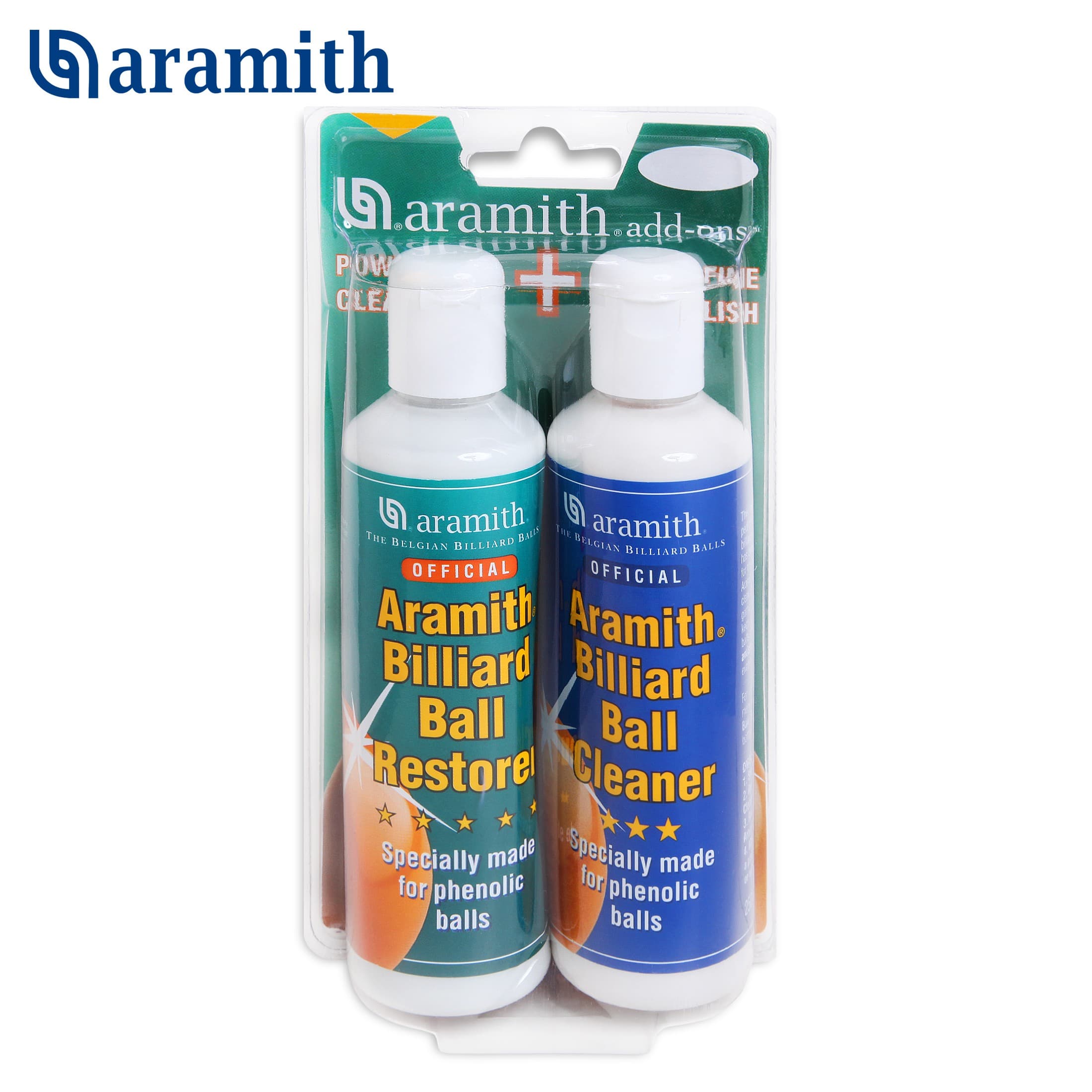 Набор для реставрации и чистки шаров Aramith Ball Restorer &amp; Cleaner 2x250мл блистер