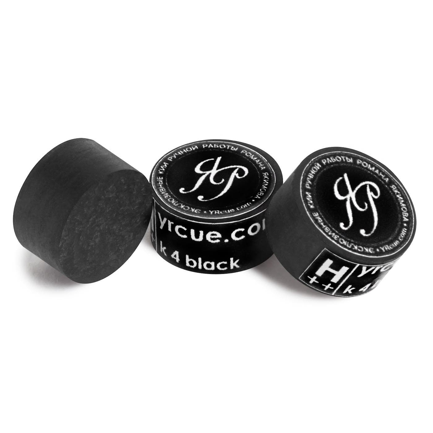 Наклейка для кия Р. Якимова H++ k 4 Black ø13,5мм Hard++ в индивидуальной упаковке 1шт.
