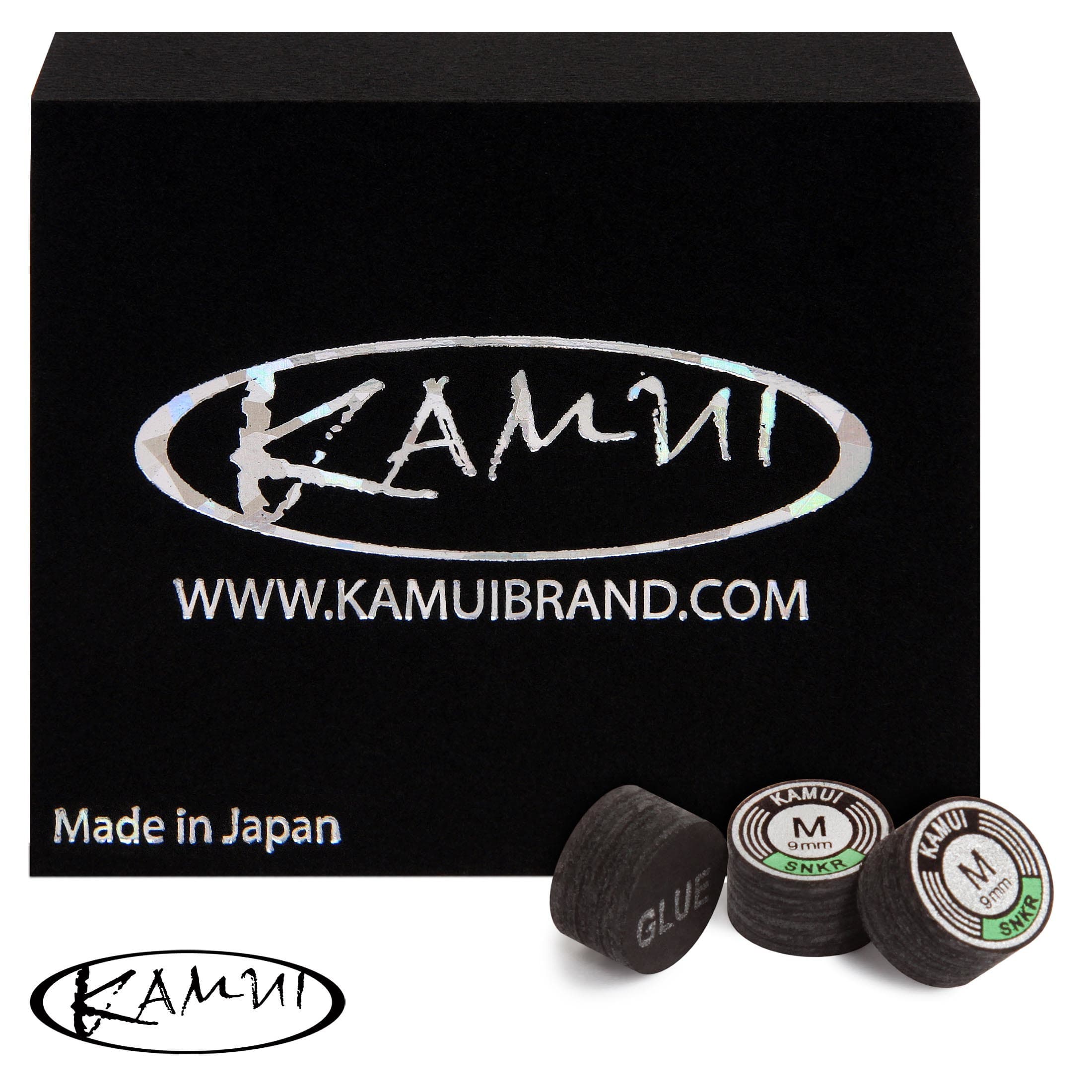 Наклейка для кия Kamui Snooker Black ø9мм Medium 1шт.
