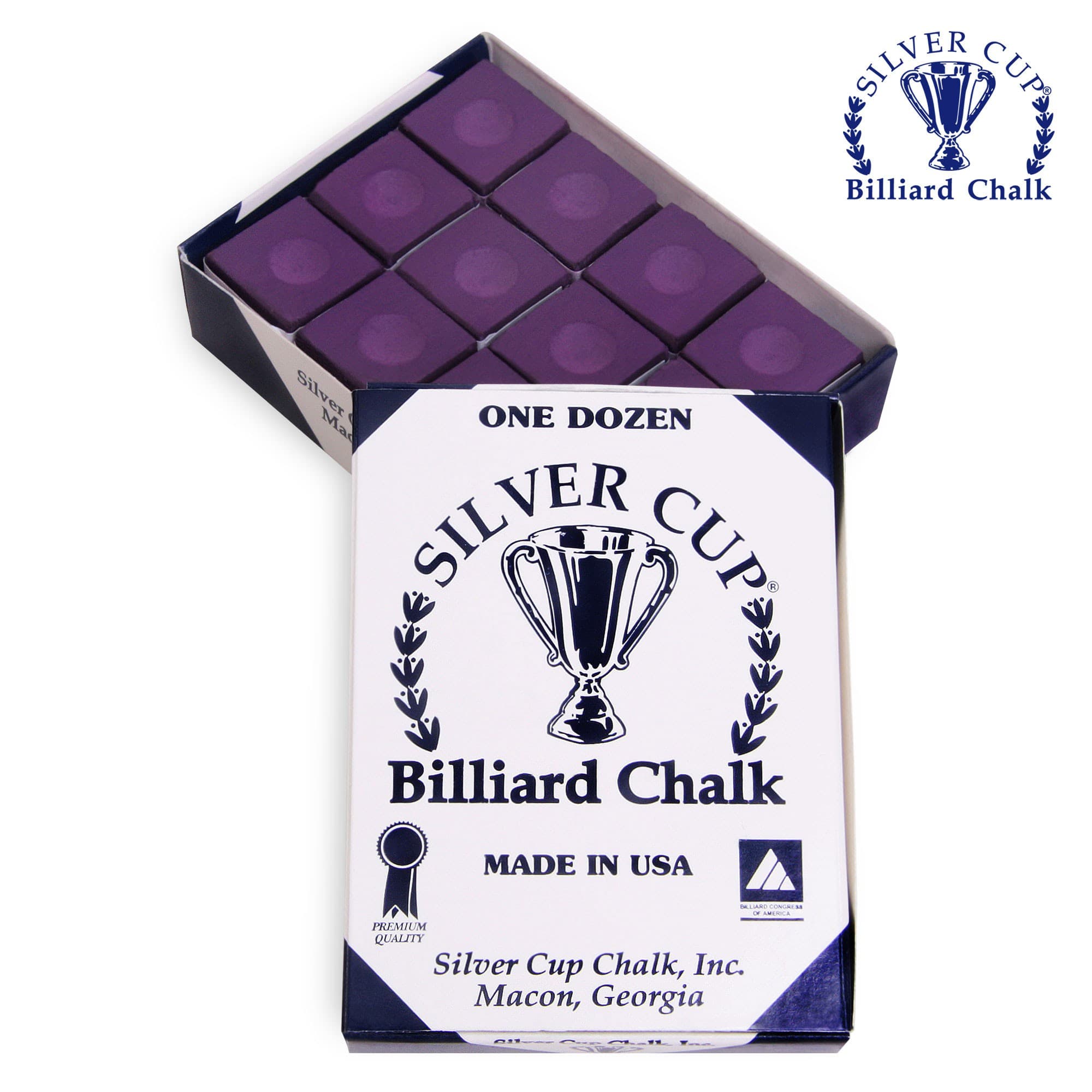 Мел Silver Cup Purple 12шт.
