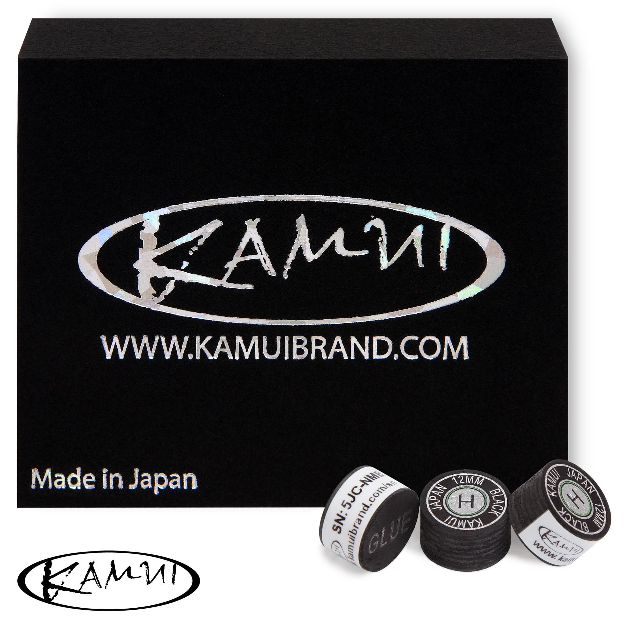 Наклейка для кия Kamui Black ø12мм Hard 1шт.