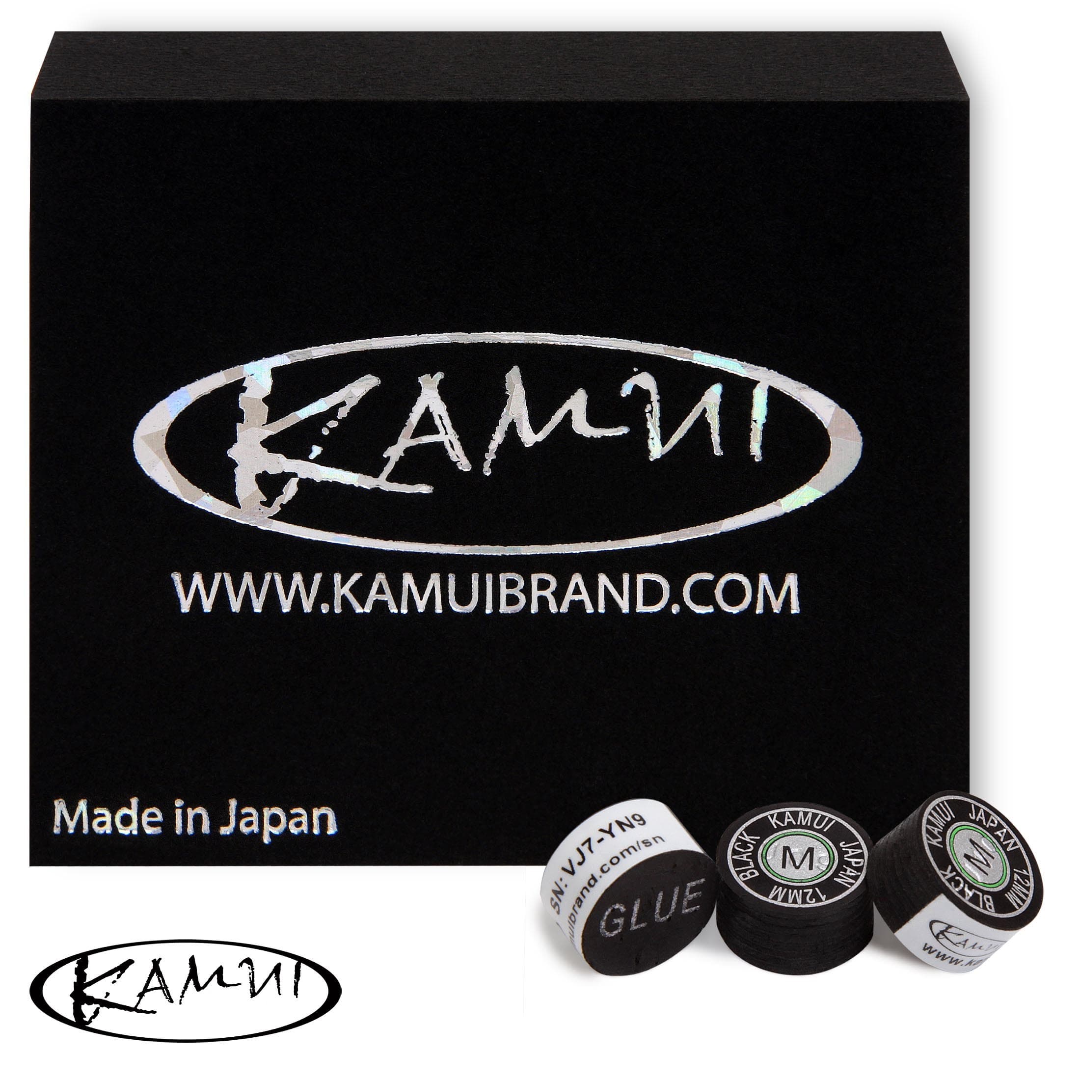 Наклейка для кия Kamui Black ø12мм Medium 1шт.