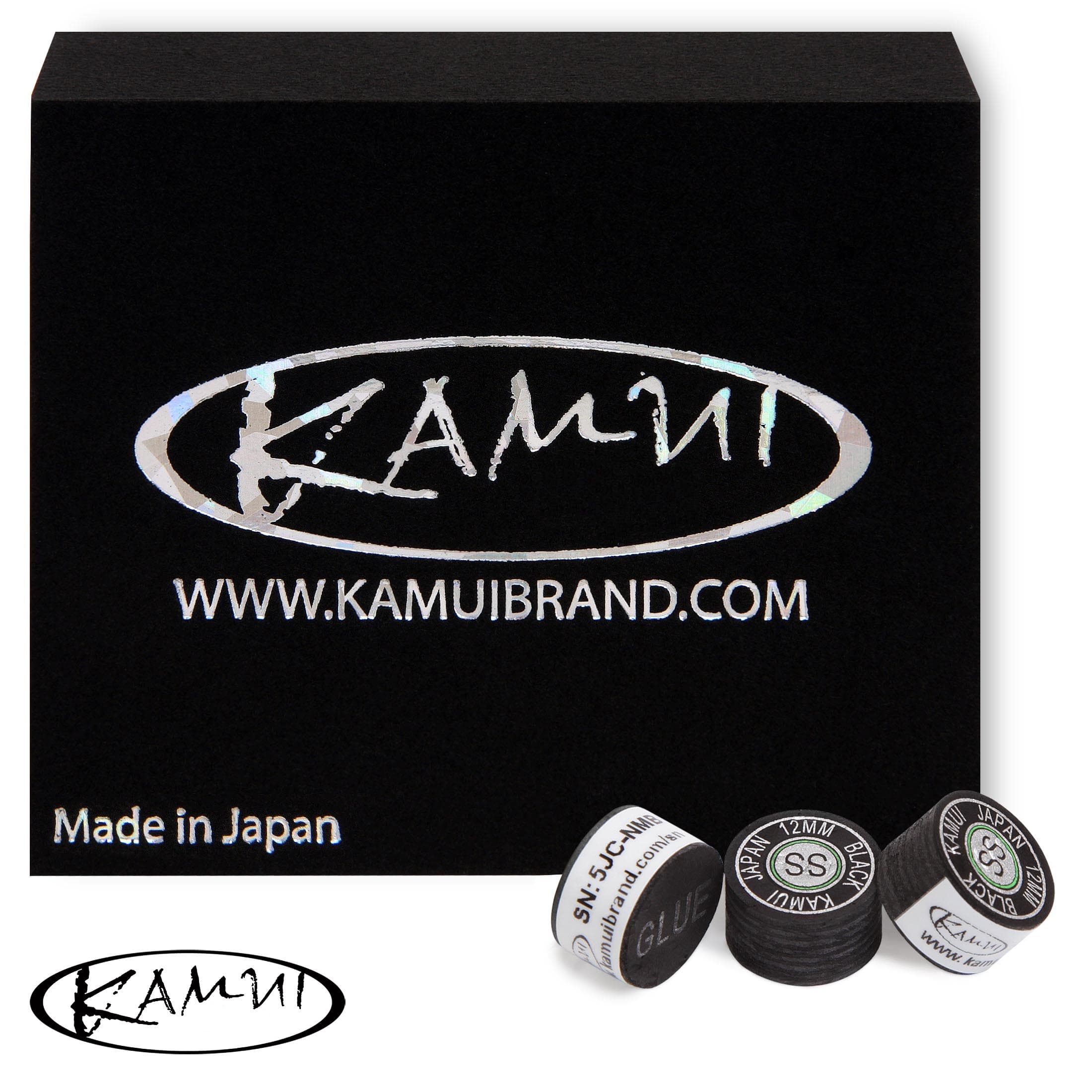 Наклейка для кия Kamui Black ø12мм Super Soft 1шт.