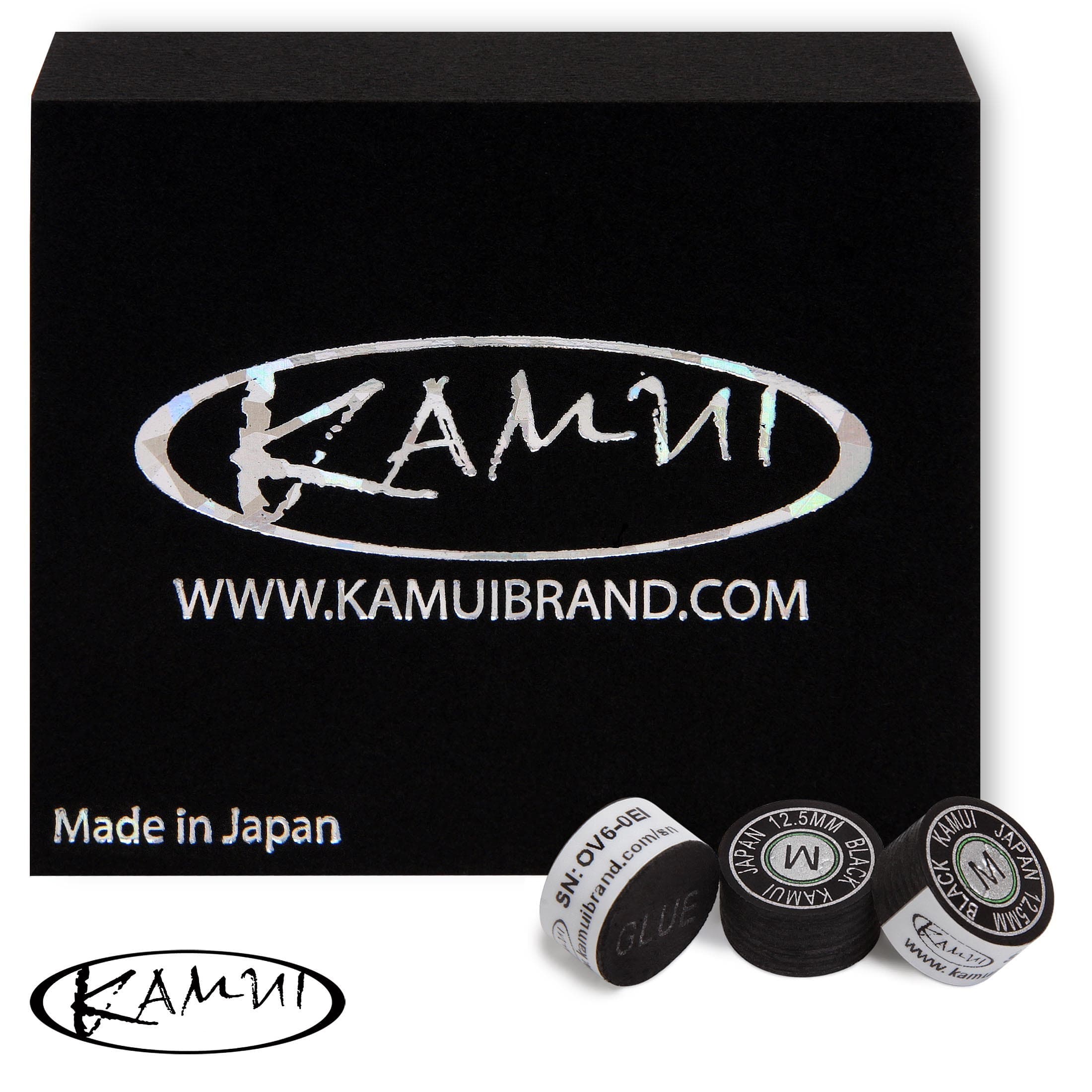 Наклейка для кия Kamui Black ø12,5мм Medium 1шт.