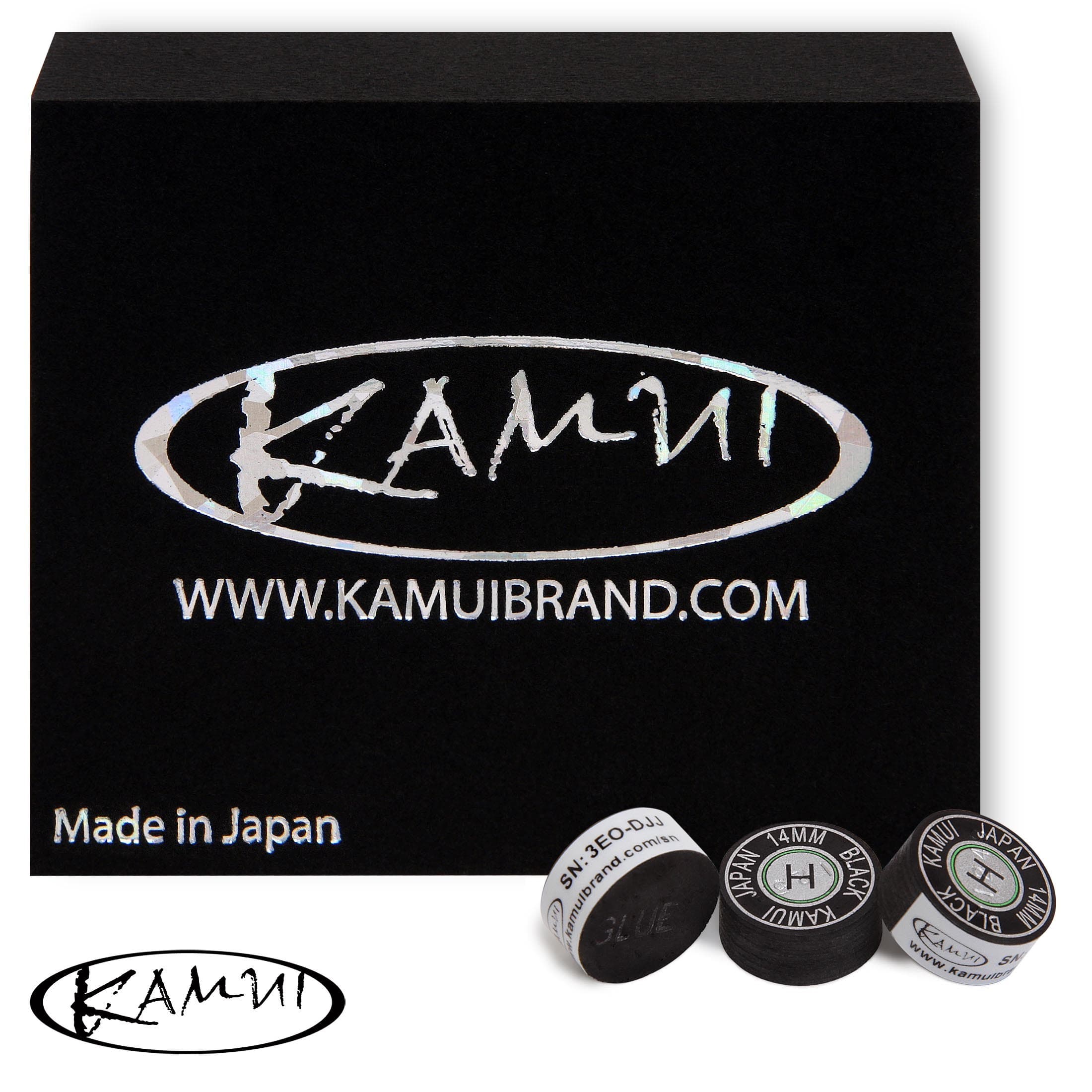 Наклейка для кия Kamui Black ø14мм Hard 1шт.