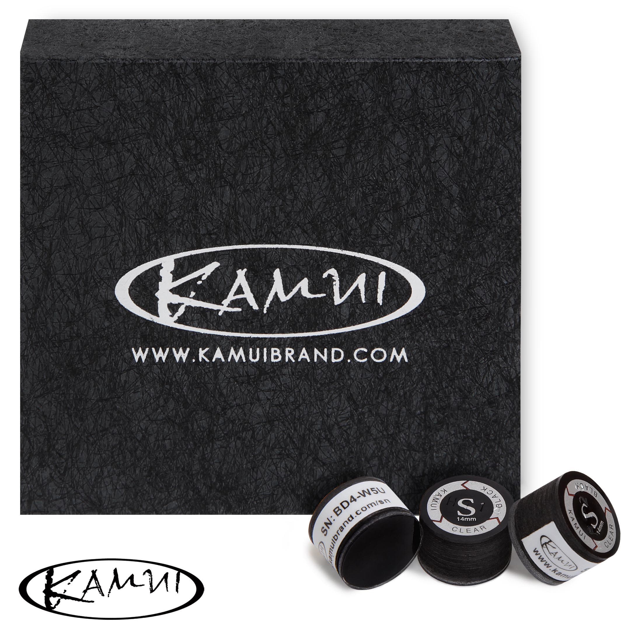 Наклейка для кия Kamui Clear Black ø14мм Soft 1шт.