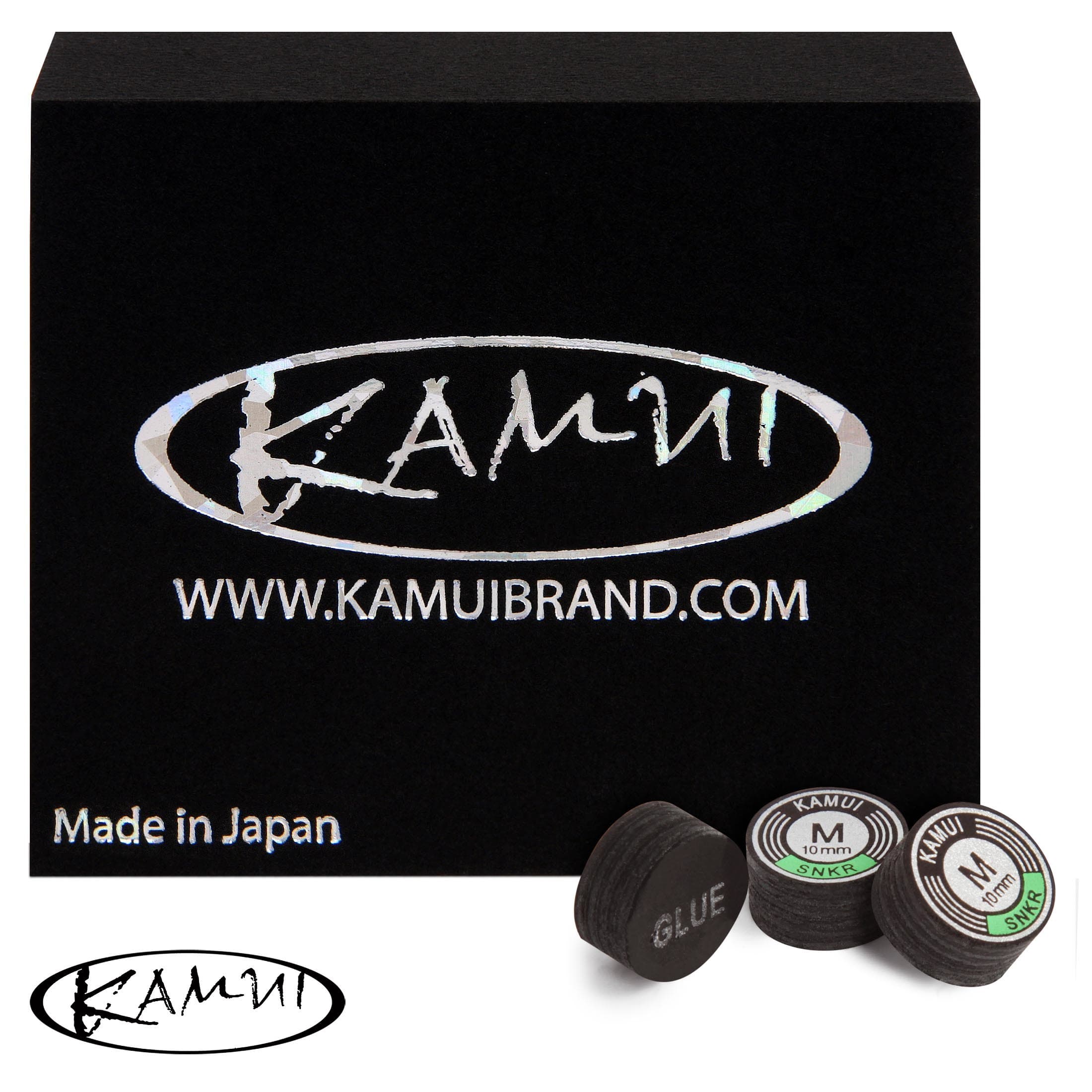 Наклейка для кия Kamui Snooker Black ø10мм Medium 1шт.