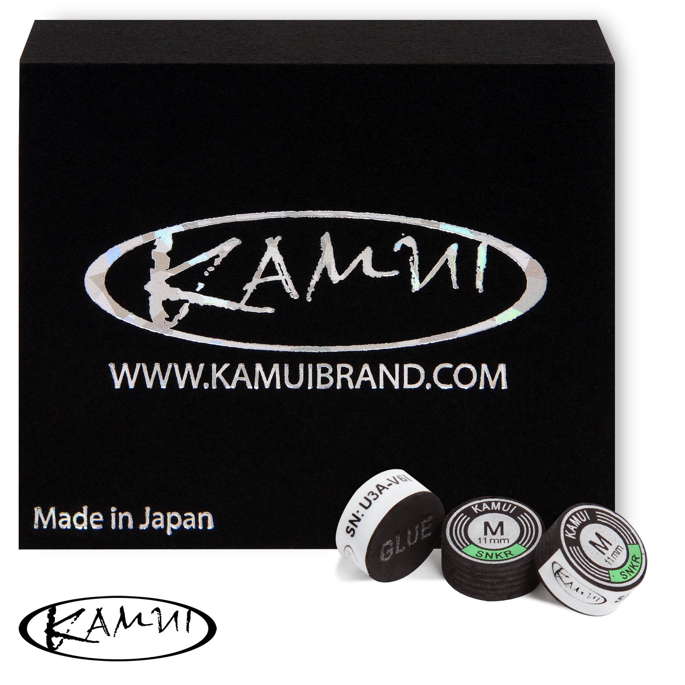Наклейка для кия Kamui Snooker Black ø11мм Medium 1шт.