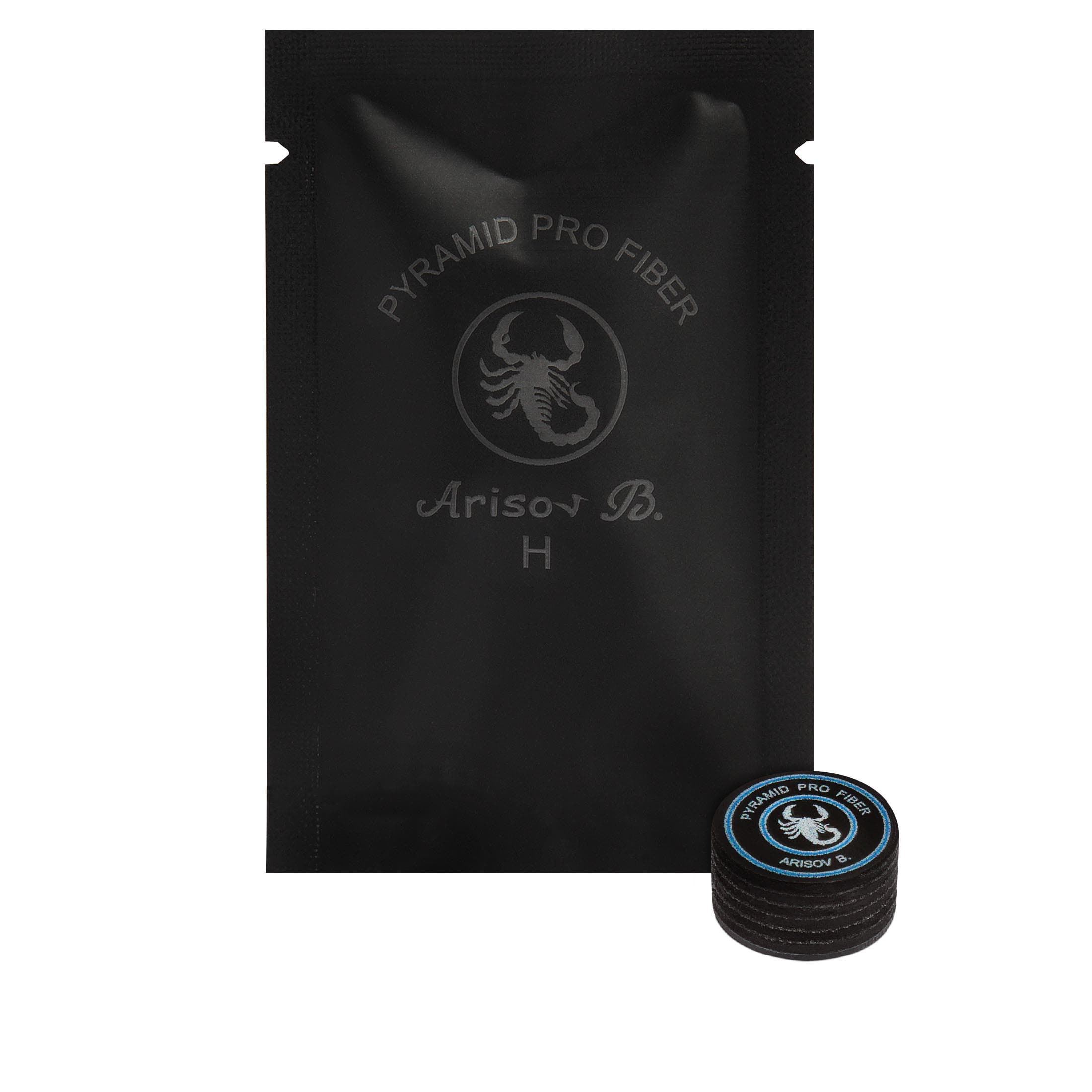 Наклейка для кия многослойная Б. Арисова Pyramid Pro Fiber Hard ø14мм 1шт.