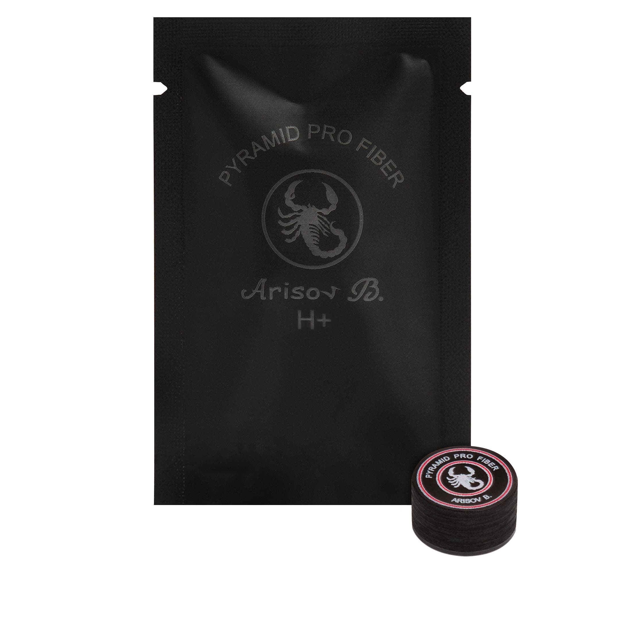 Наклейка для кия многослойная Б. Арисова Pyramid Pro Fiber Hard+ ø14мм 1шт.