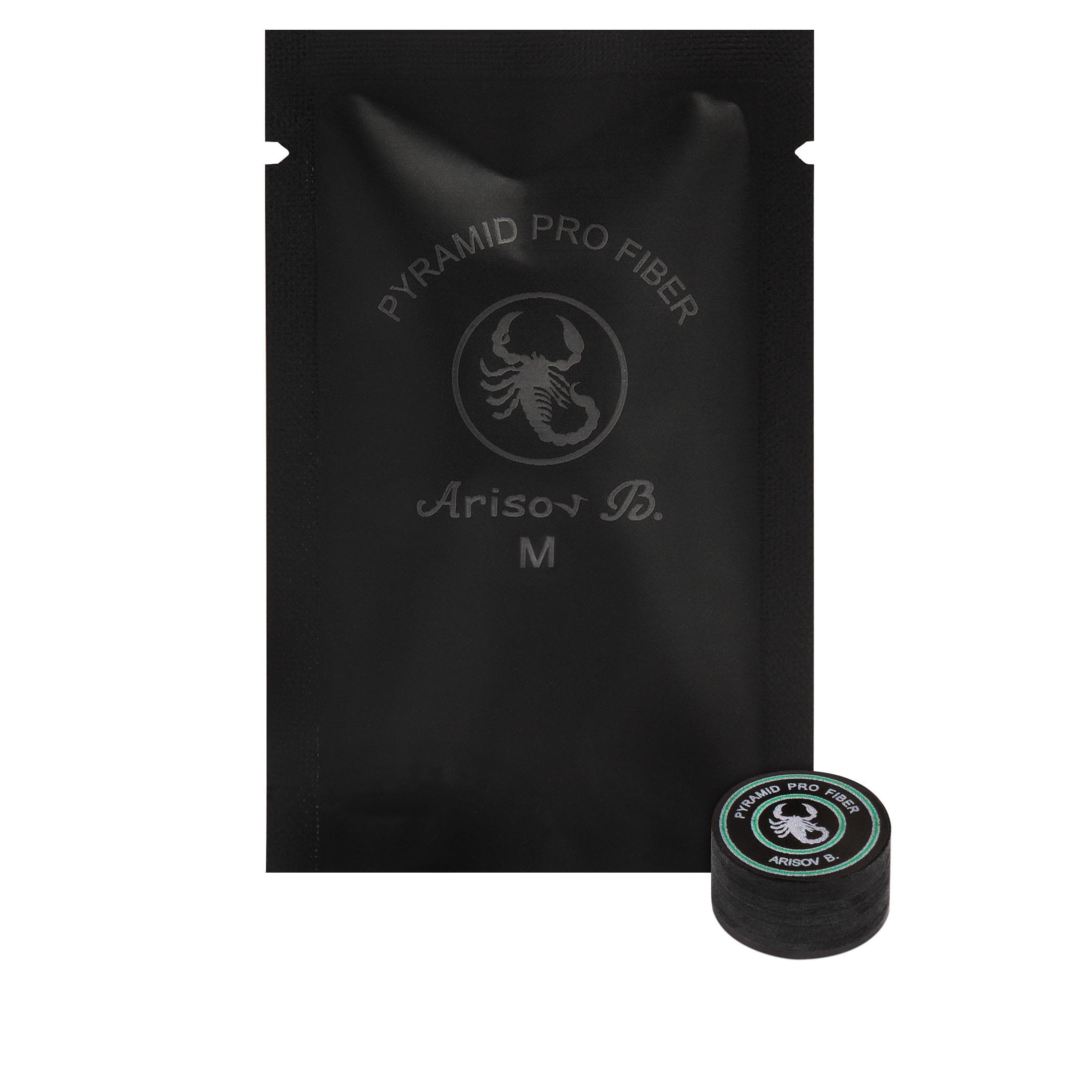 Наклейка для кия многослойная Б. Арисова Pyramid Pro Fiber Medium ø14мм 1шт.