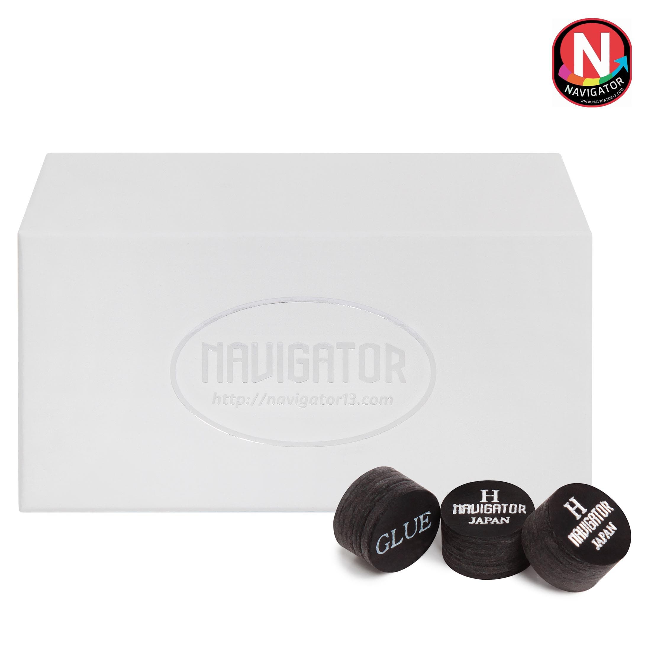 Наклейка для кия Navigator Black Snooker ø11мм Hard 1шт.