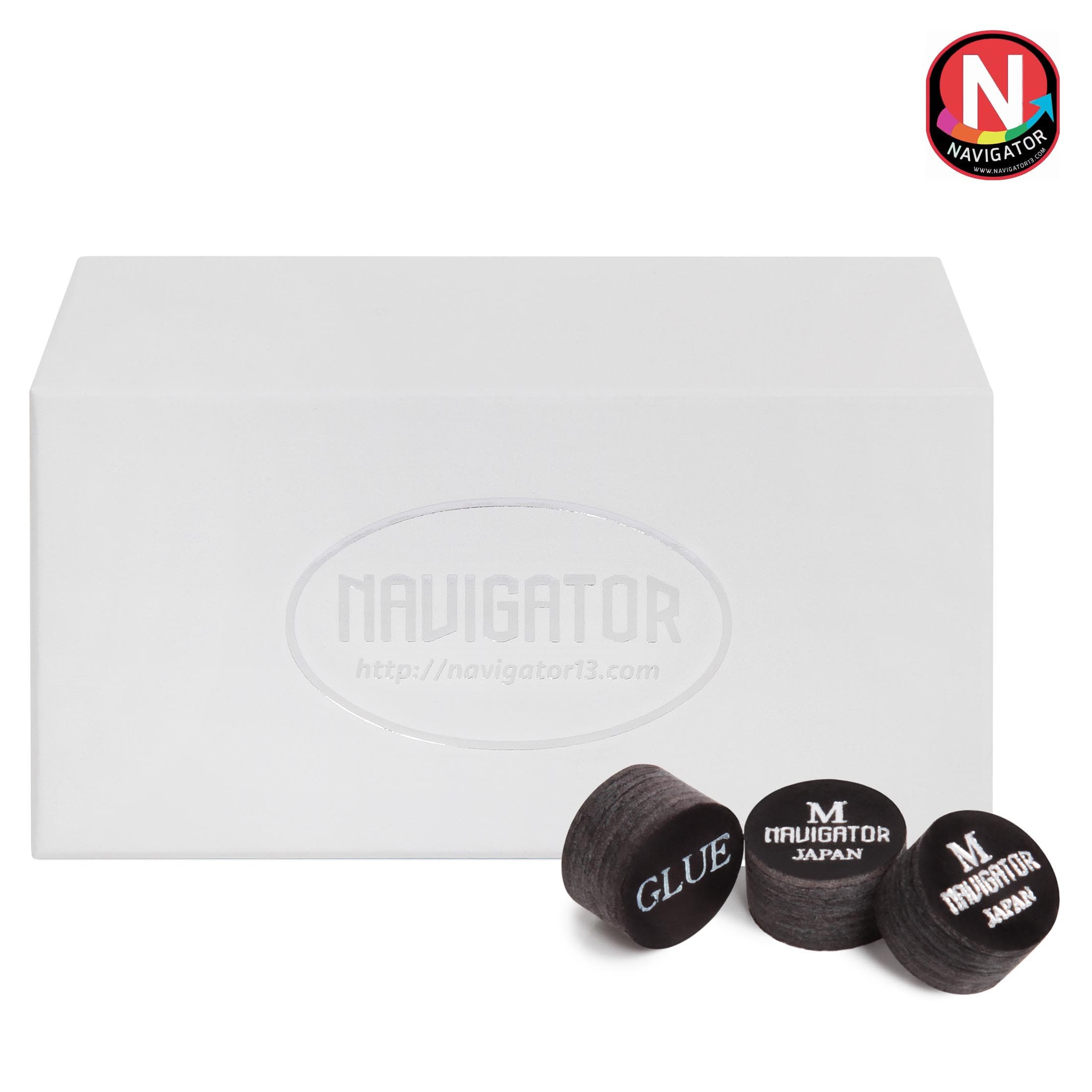 Наклейка для кия Navigator Black Snooker ø11мм Medium 1шт.
