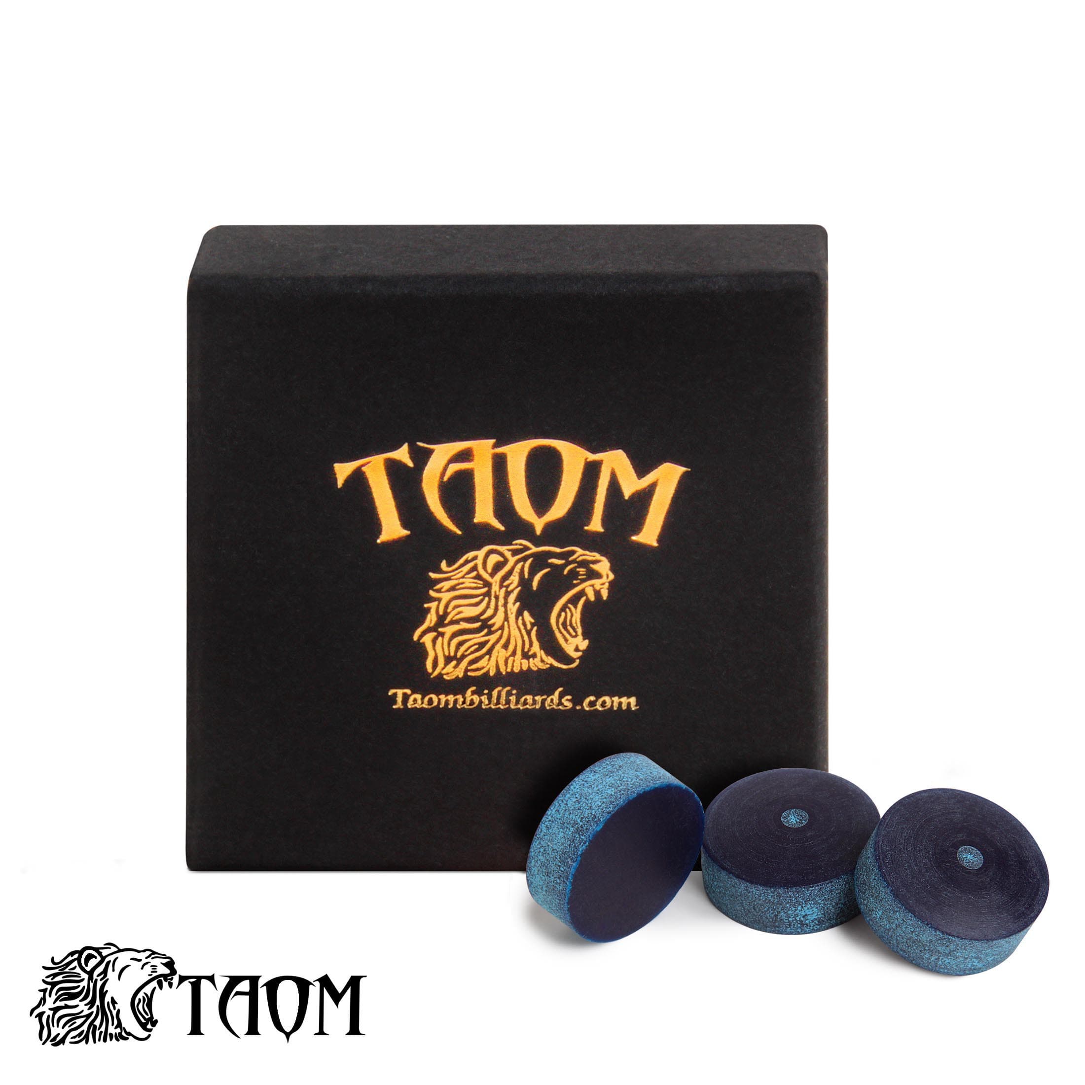 Наклейка для кия Taom 2.0 Break&amp;Jump Blue ø14мм в индивидуальной упаковке 1шт.