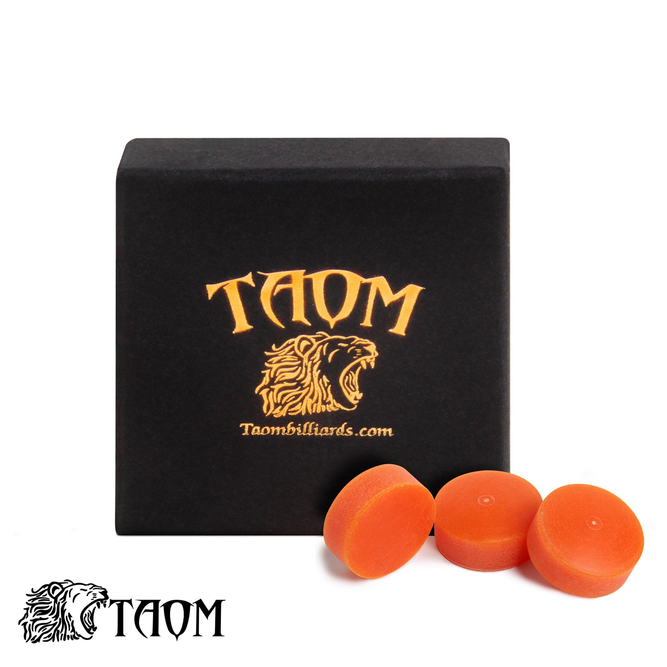Наклейка для кия Taom 2.0 Break&amp;Jump Orange ø14мм в индивидуальной упаковке 1шт.