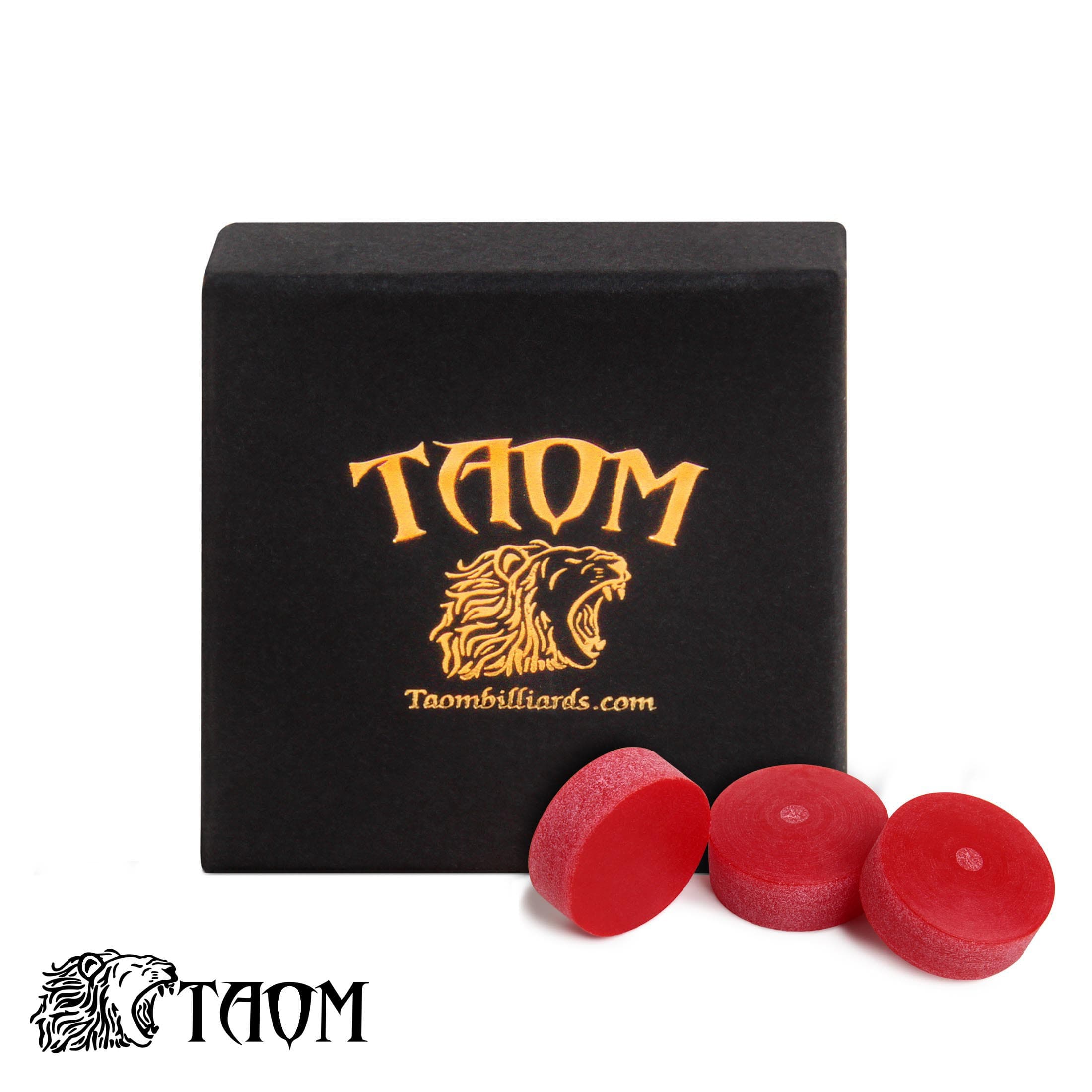 Наклейка для кия Taom 2.0 Break&amp;Jump Red ø14мм в индивидуальной упаковке 1шт.