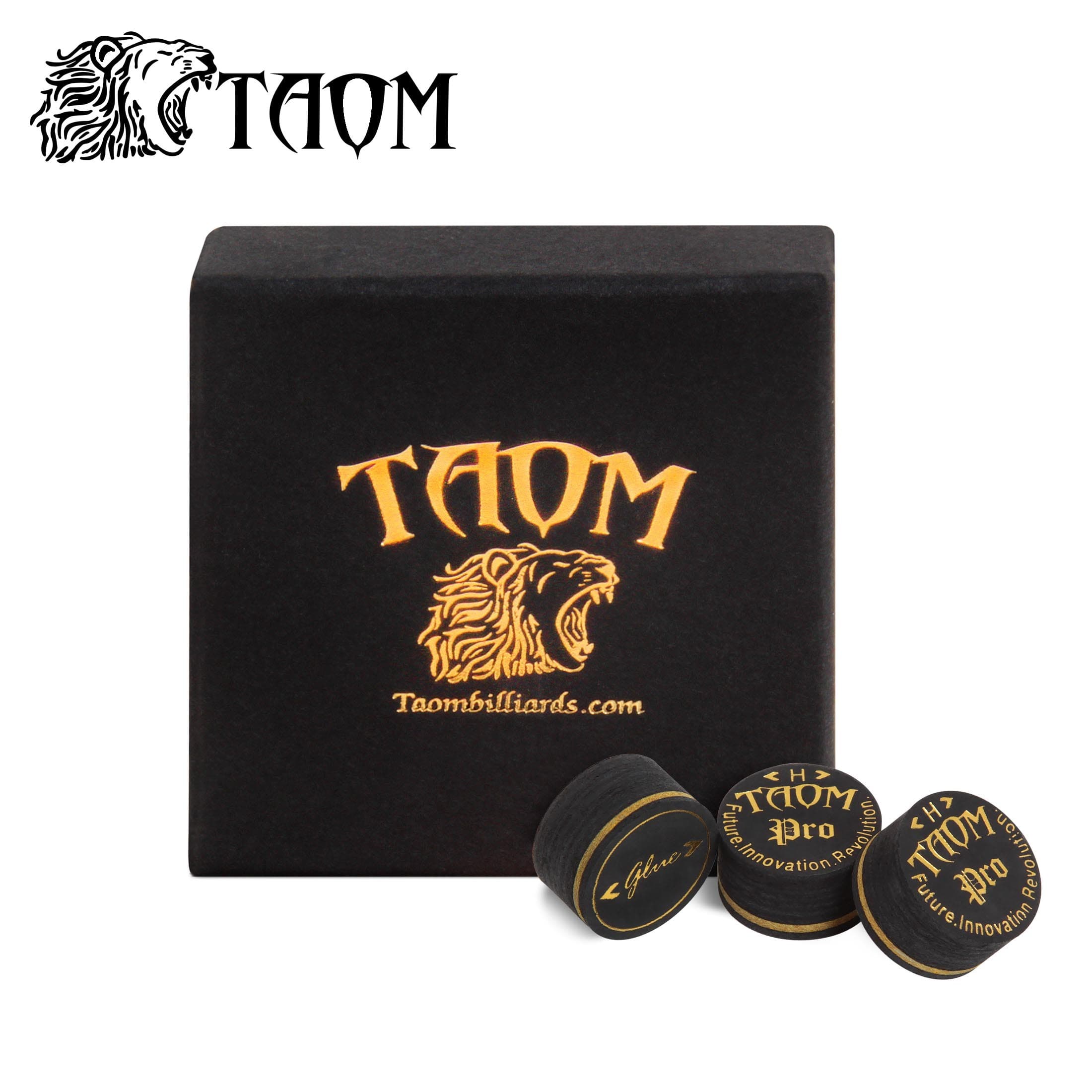 Наклейка для кия Taom Pro ø13мм Medium в индивидуальной упаковке 1шт.