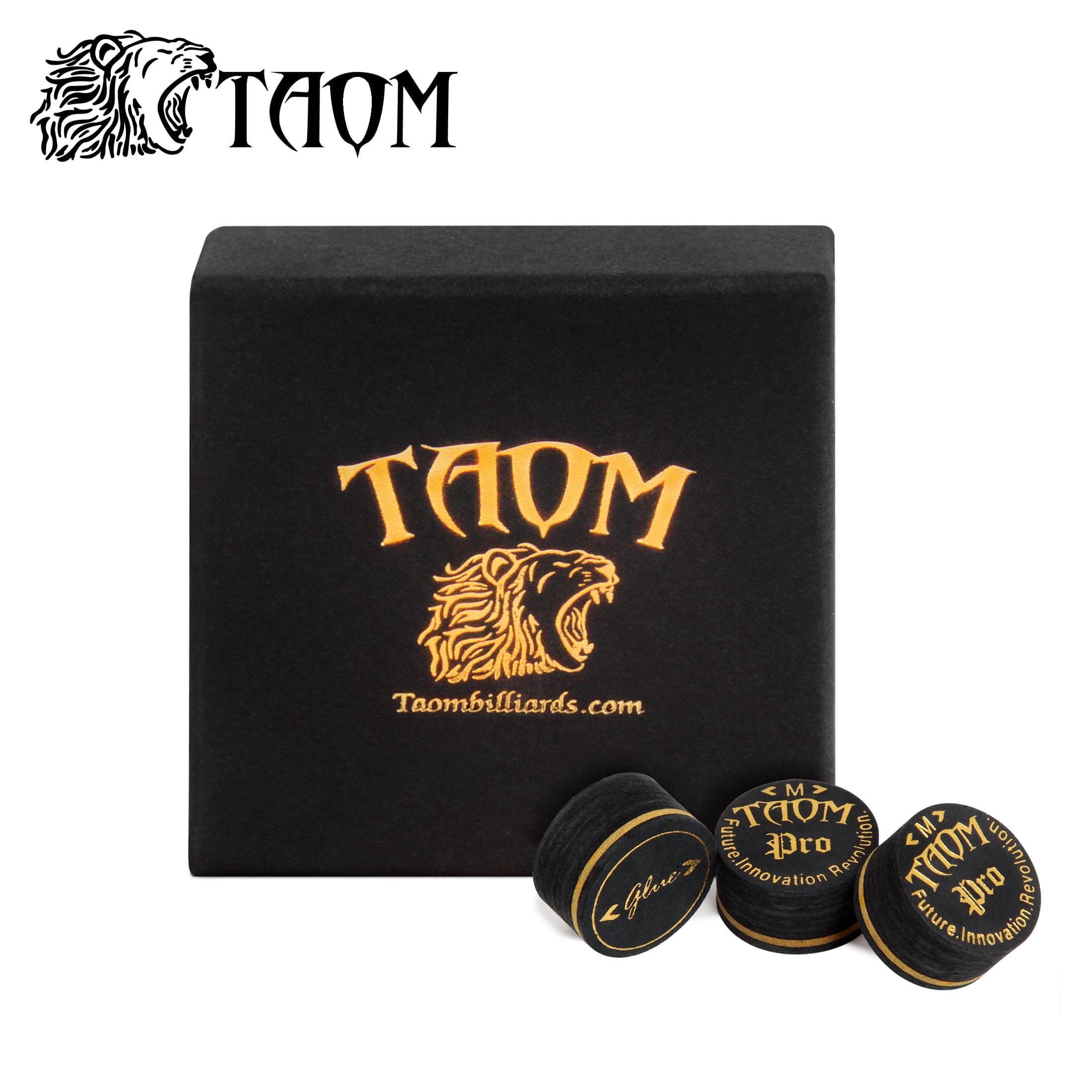 Наклейка для кия Taom Pro ø14мм Medium в индивидуальной упаковке 1шт.