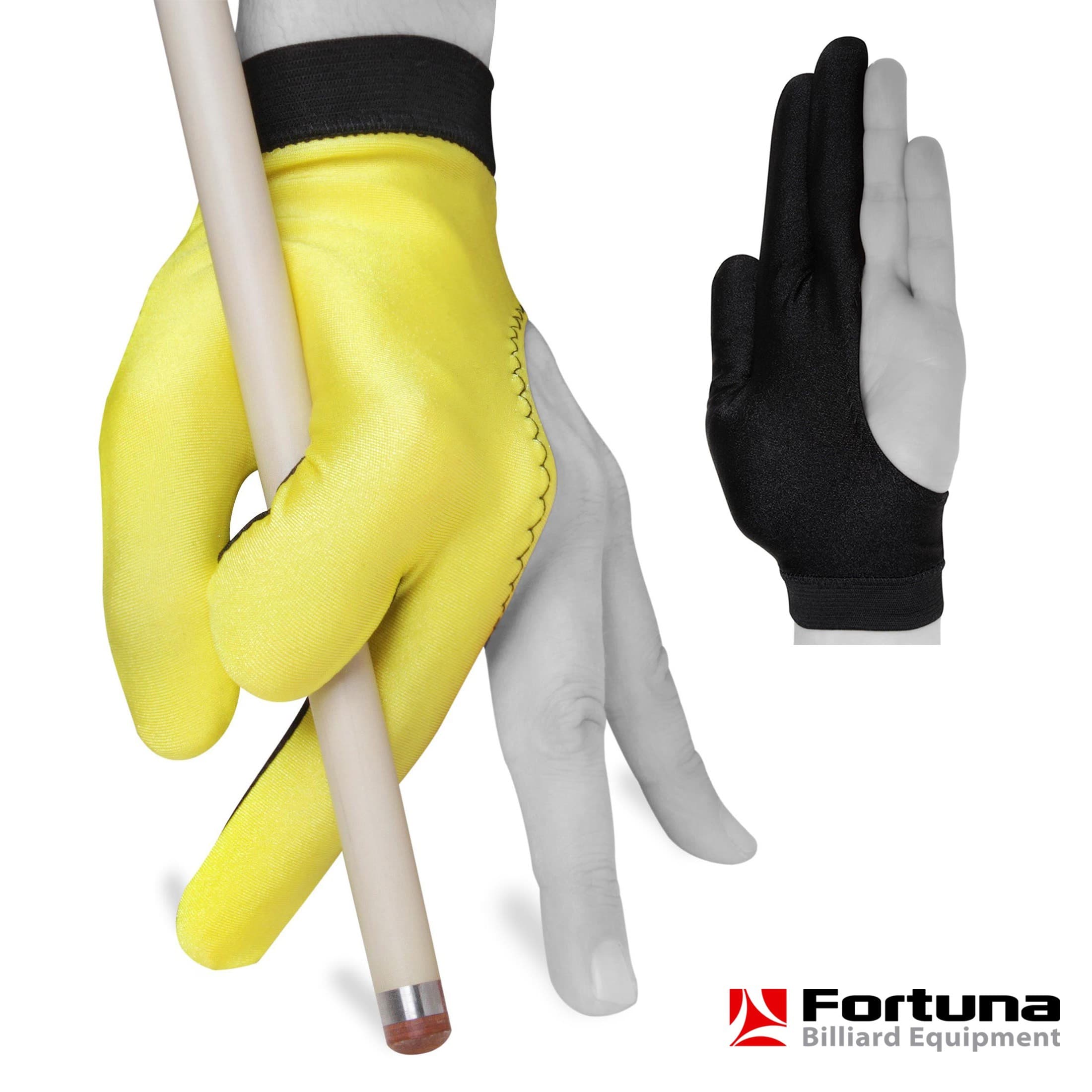 Перчатка Fortuna Classic желтая/черная левая S