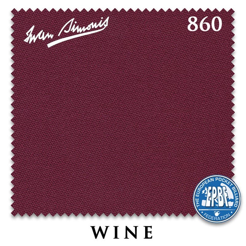 Сукно Iwan Simonis 860 198см Wine