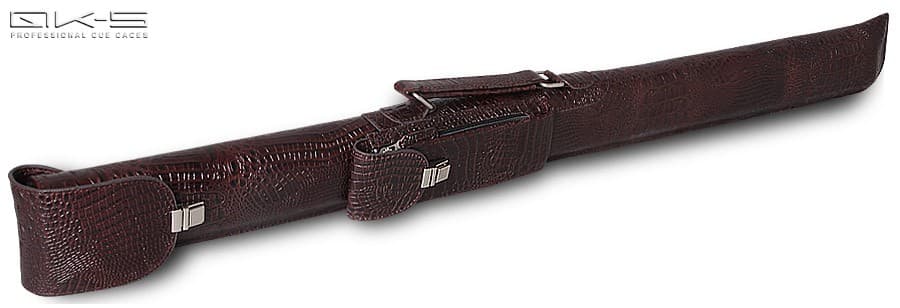 Тубус QK-S Yatagan 1x1 коричневый аллигатор