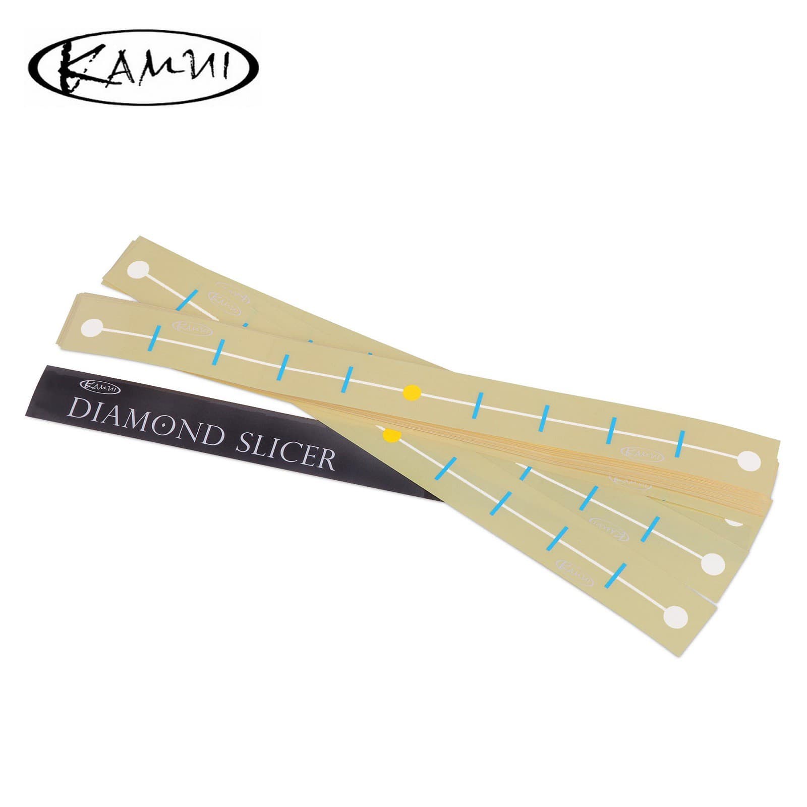 Комплект тренировочных стикеров для бильярдного стола 9 фт Kamui Diamond Slicer 24 шт.